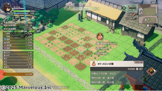 龍の国ルーンファクトリーの俯瞰モード