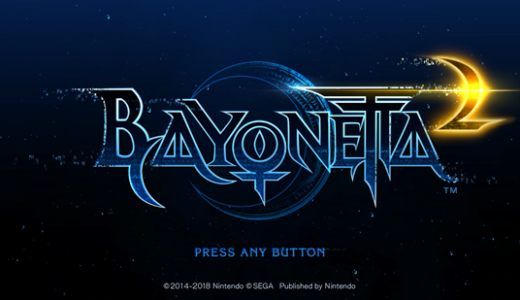 BAYONETTA2のタイトル画面